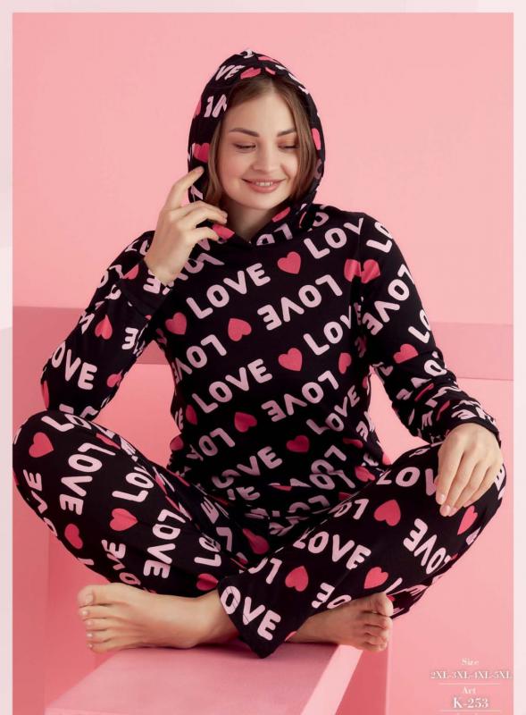 Pamuk Likralı Küçük Beden Büyük Beden Battal Pijama Takım