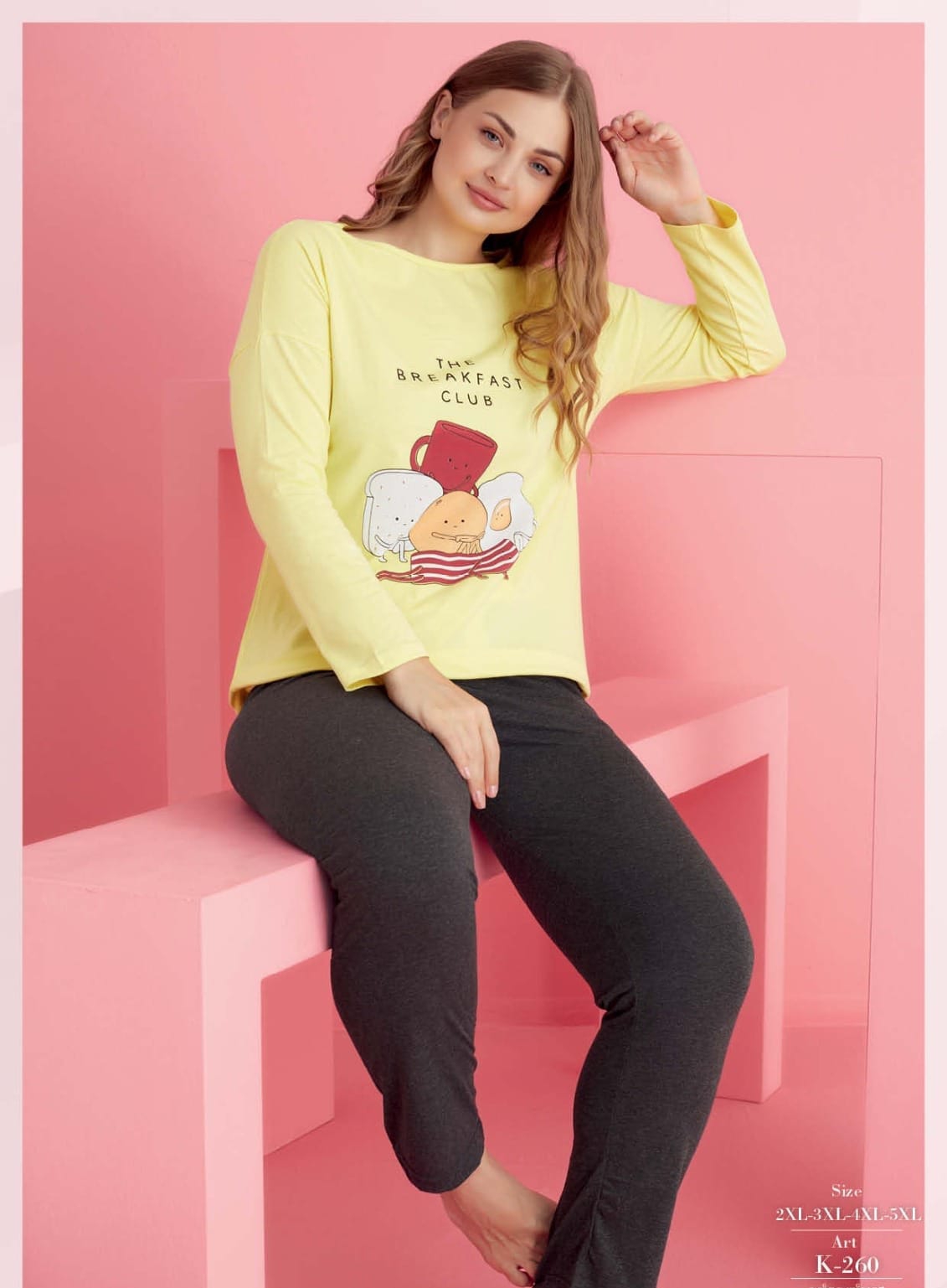 Pamuk Likralı Küçük Beden Büyük Beden Battal Pijama Takım