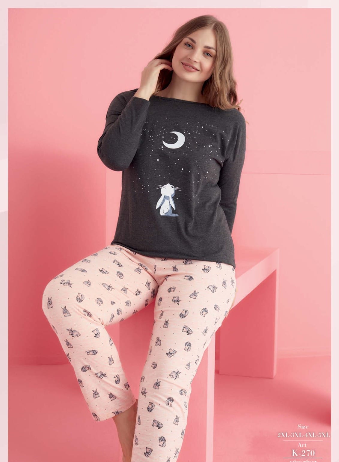 Pamuk Likralı Küçük Beden Büyük Beden Battal Pijama Takım