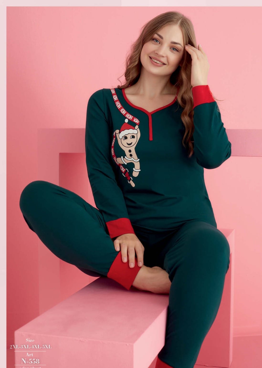 Pamuk Likralı Küçük Beden Büyük Beden Battal Pijama Takım