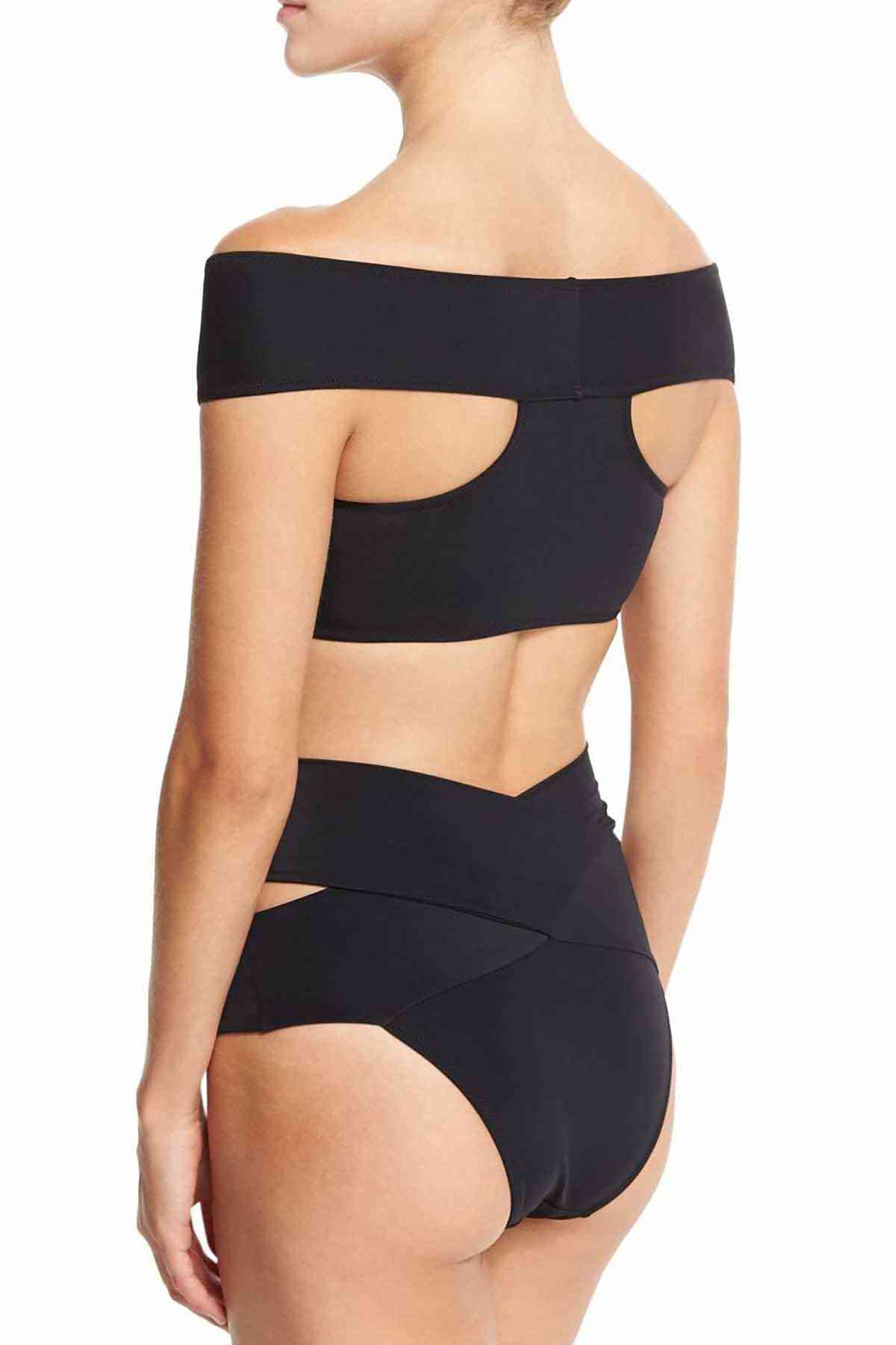 Angelsin Siyah Özel Tasarım Bikini Üstü