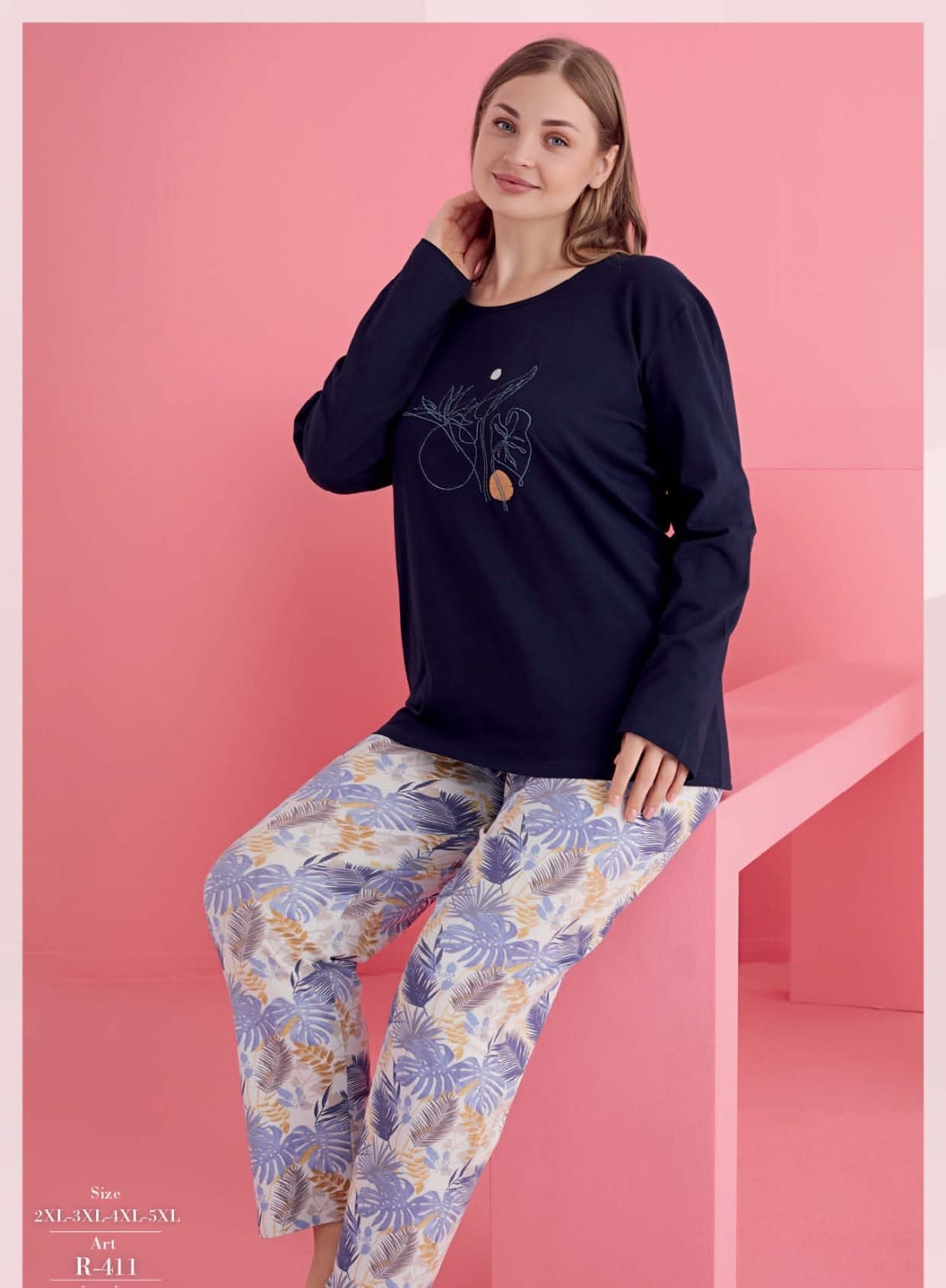 Pamuk Likralı Küçük Beden Büyük Beden Battal Pijama Takım