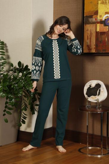 Pamuklu Likralı Pijama Takım