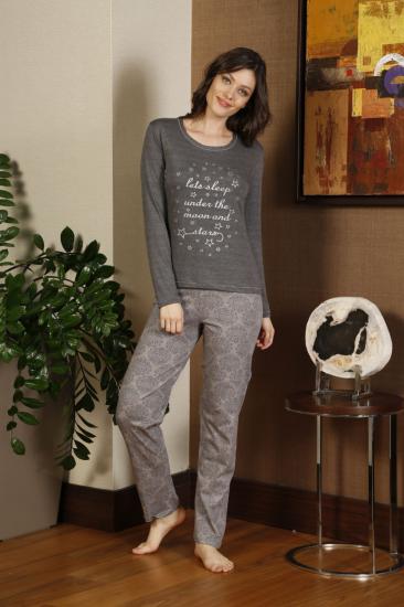 Pamuklu Likralı Pijama Takım