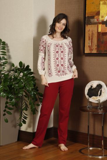 Pamuklu Likralı Pijama Takım