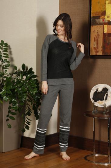 Pamuklu Likralı Pijama Takım