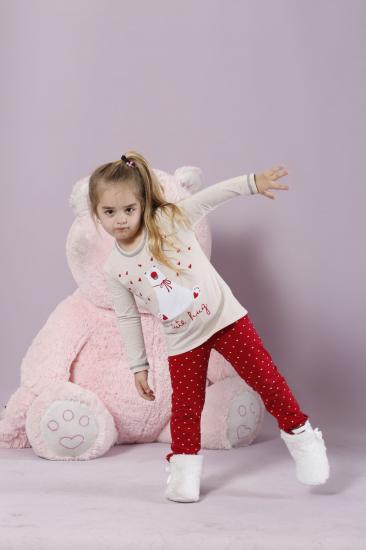 Pamuklu Likralı Pijama Takım