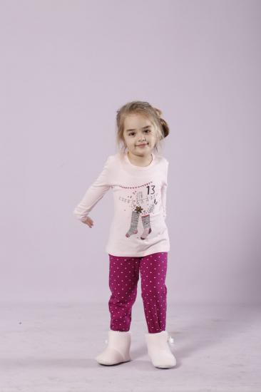 Pamuklu Likralı Pijama Takım