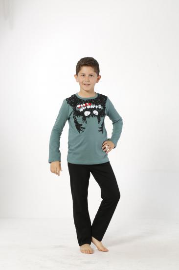 Pamuklu Likralı Pijama Takım