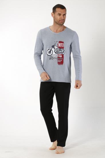 Pamuklu Likralı Pijama Takım