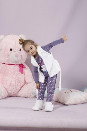 Lü Yelekli Wellsoft-İnterlok Pijama Takım