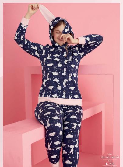 Pamuk Likralı Küçük Beden Büyük Beden Battal Pijama Takım