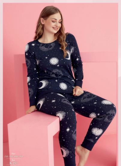 Pamuk Likralı Küçük Beden Büyük Beden Battal Pijama Takım