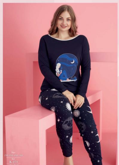 Pamuk Likralı Küçük Beden Büyük Beden Battal Pijama Takım