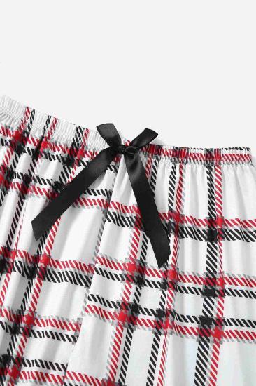 Merry See Basklı Ultrasoft Askılı 3’lü Paket Sortlu Pijama Takımı Çok Renkli